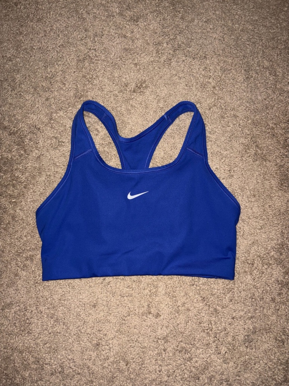 Nike Dri-FIT Swoosh Women's Medium-Support Sports Bra | Purple Indigo | Medium